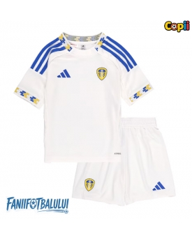 Leeds United Echipament de Fotbal Replică 2025-26 Copii Acasa (+ Șorturi)